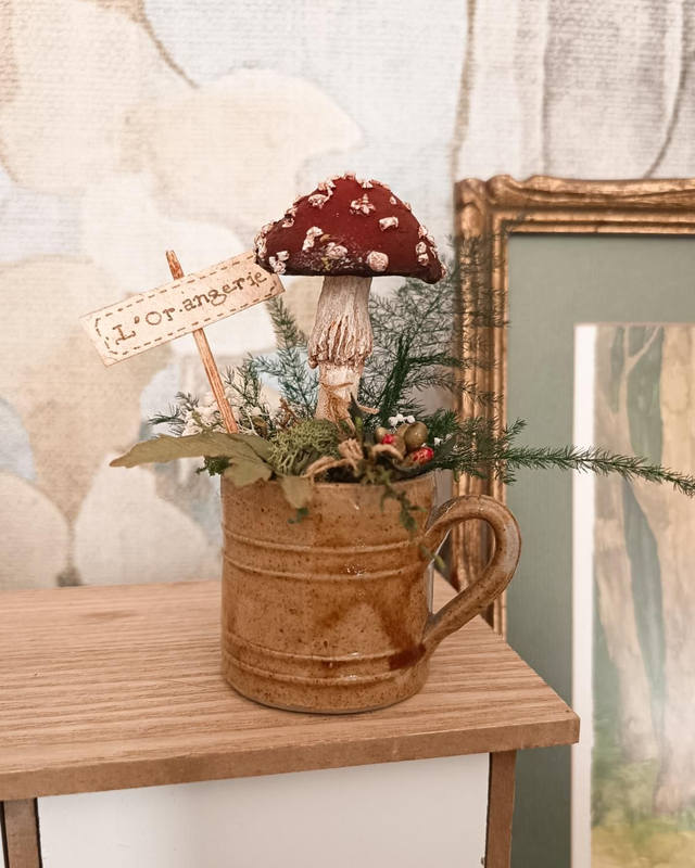 Calice enchanté - Sculpture fantastique