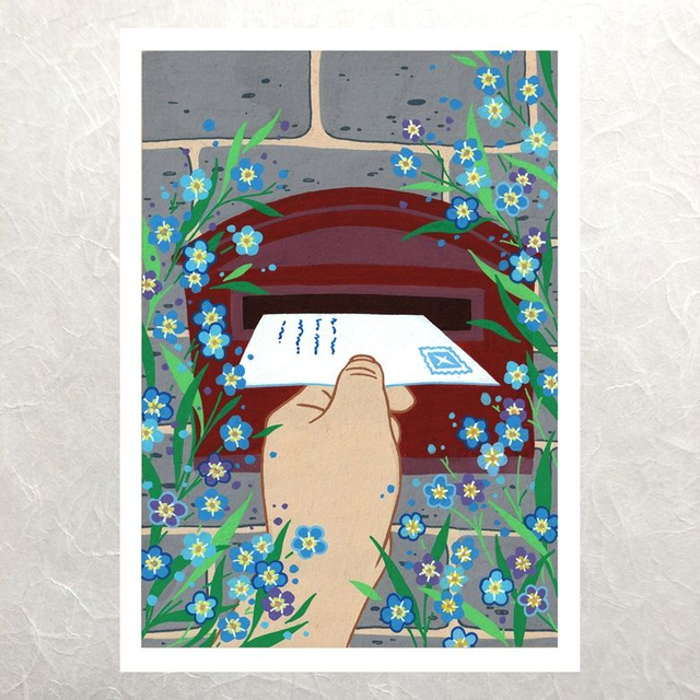 Letter writers - Forget Me Not - Myosotis Palustris