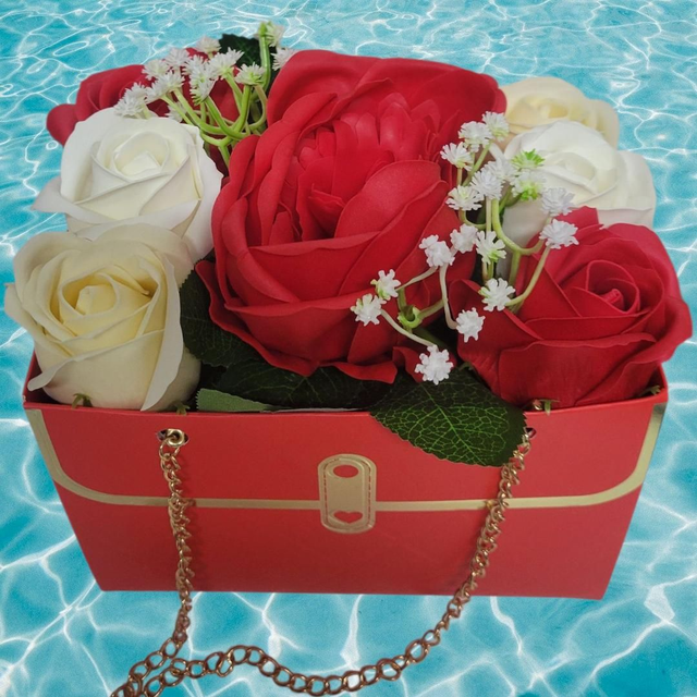 Bouquet sac fleur de savon 
