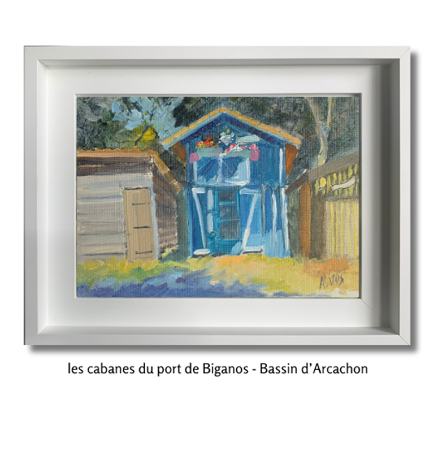 Cabane du petit port ostréicole de Biganos