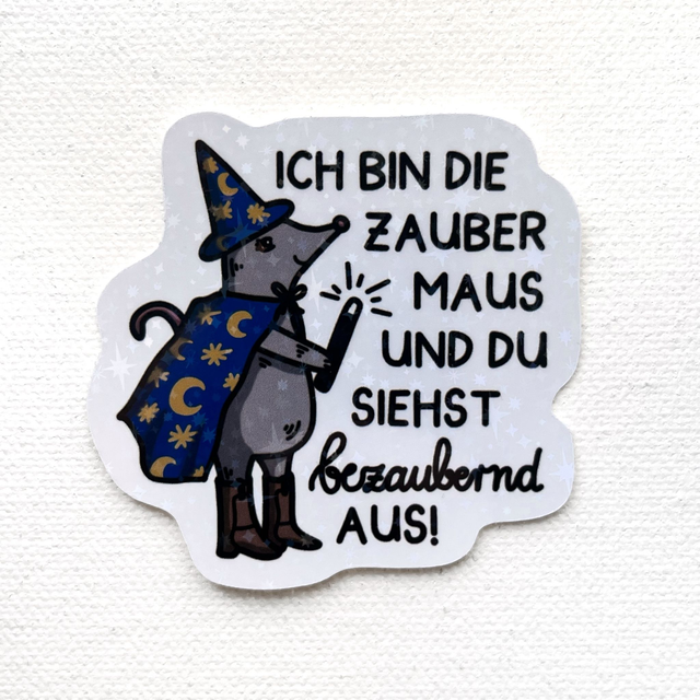 Effektsticker L Zaubermaus