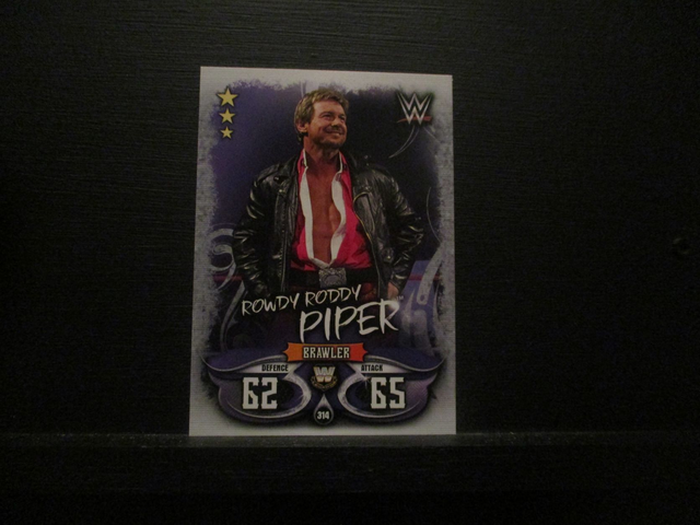 Rowdy Roddy Piper - W Legends Slam Attax Live Original Trading Card #314