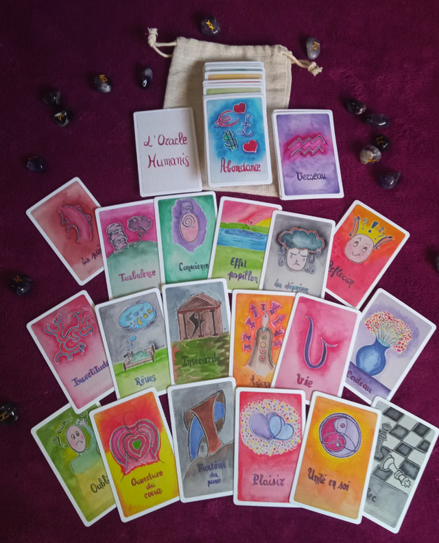 L'Oracle Humanis new ! version pocket 70 cartes