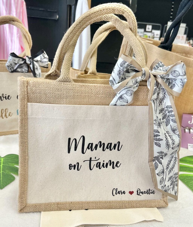 Petit sac en jute