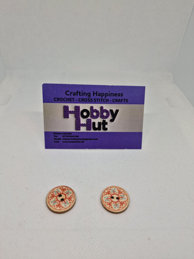 Vintage Style Buttons (14) 2cm