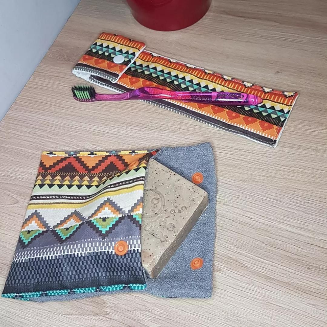 Pochette de voyage à savon