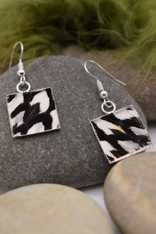 Boucles d'oreilles faisan vénéré