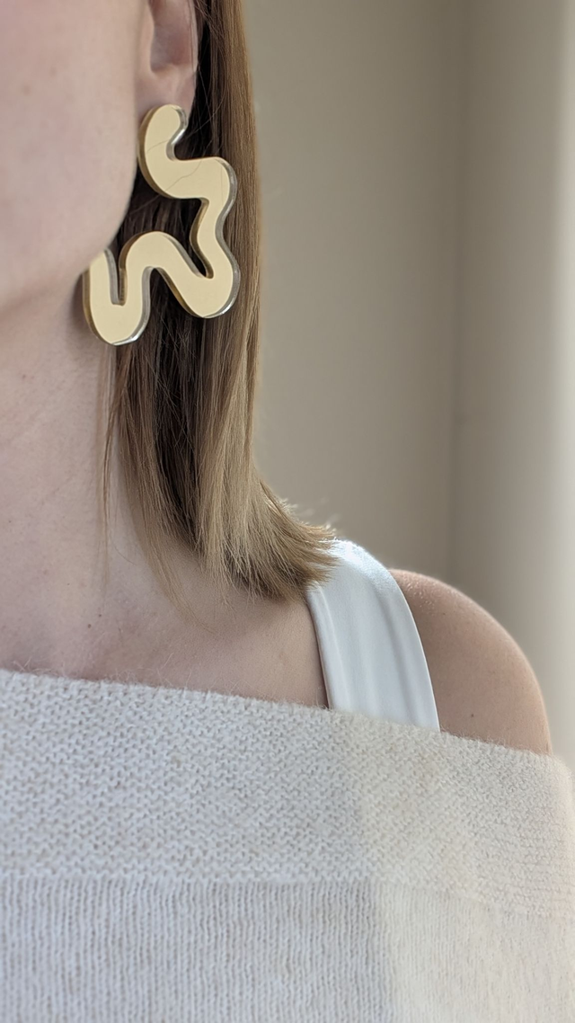 Twist - Doré effet miroir