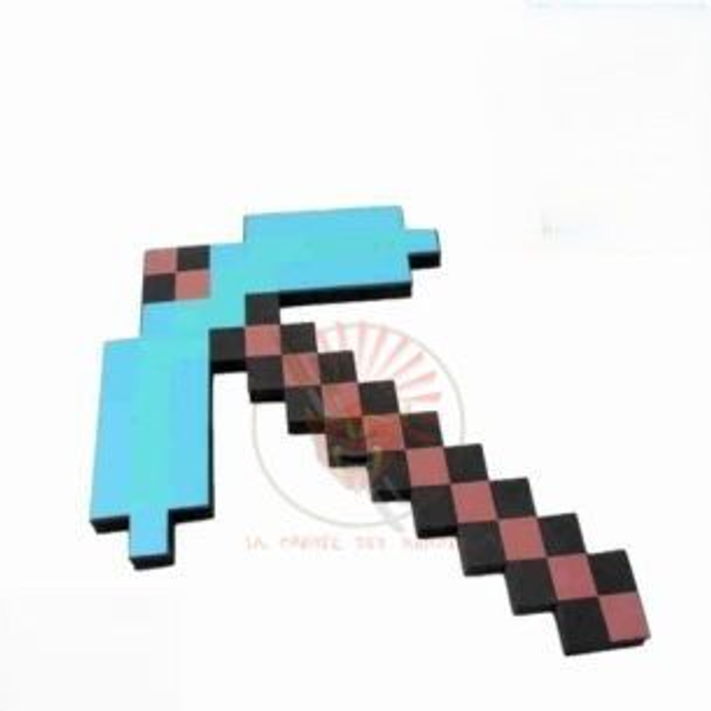 pioche en mousse minecraft