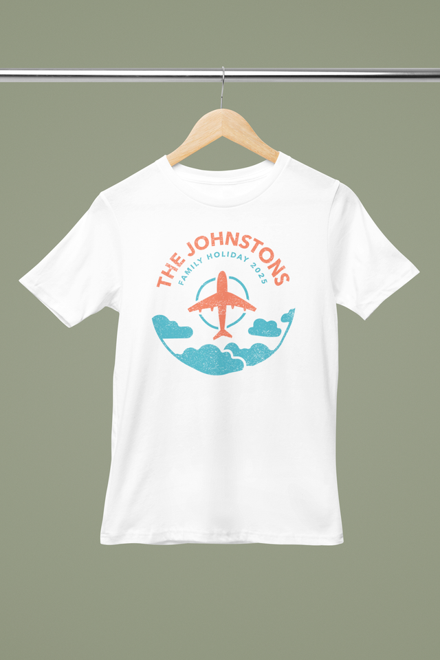 Personalised Holiday T-Shirt - Plane