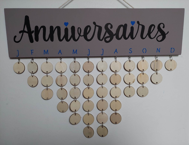 Calendrier des Anniversaires