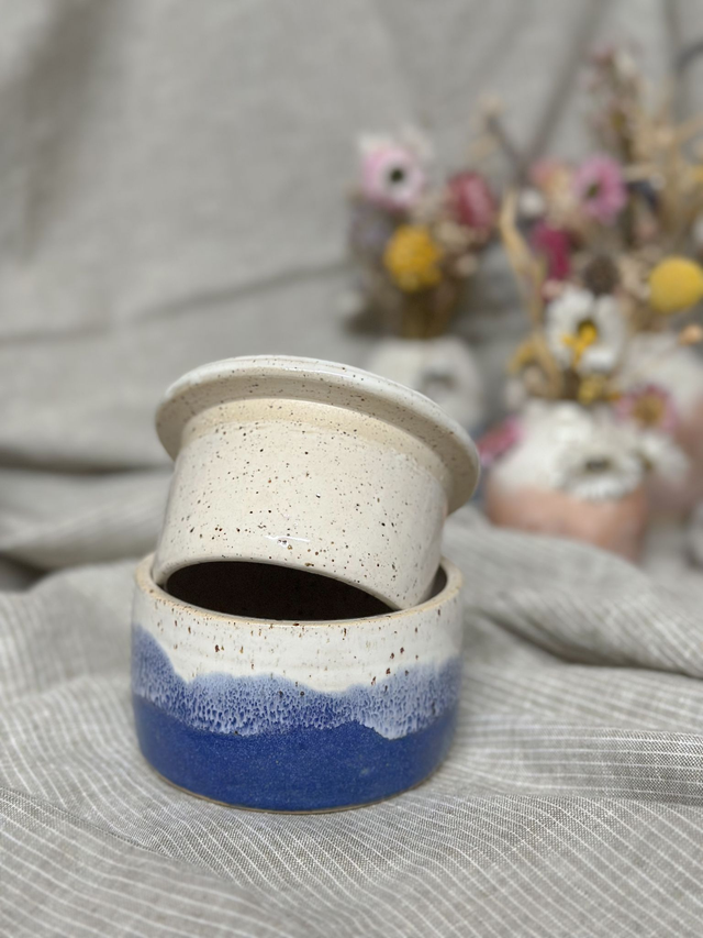 Butterdose Farbwelten dunkelblau