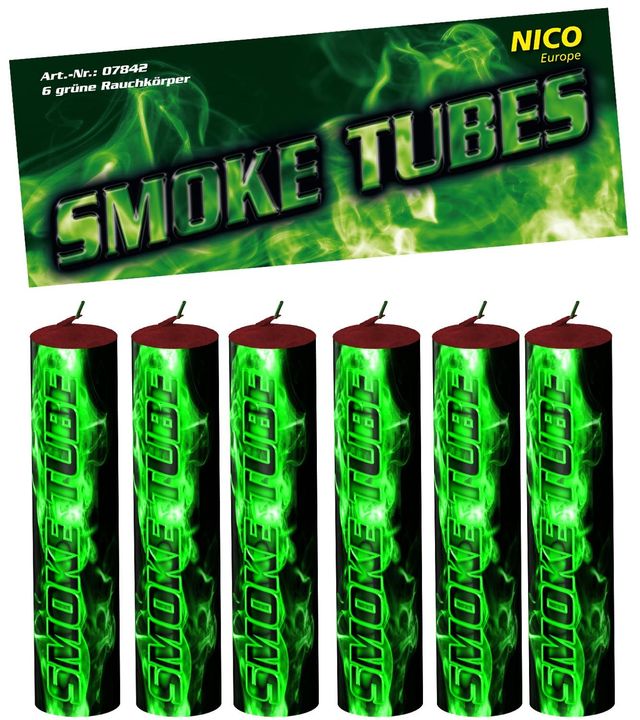 Smoke Tubes, grün, KAT T1