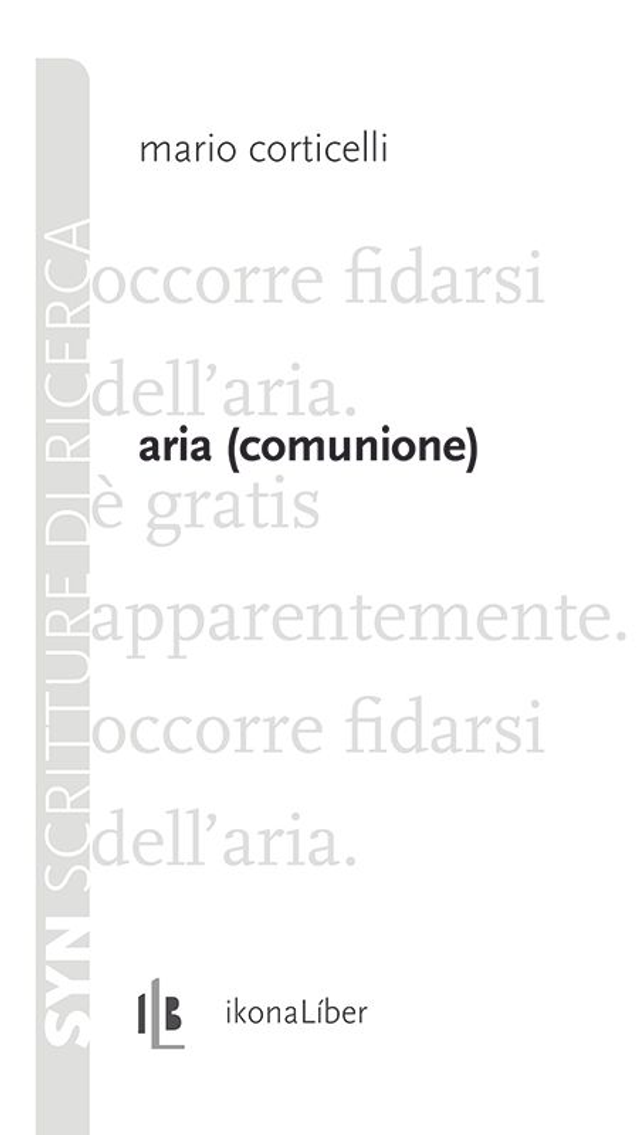 Corticelli Mario - Aria (comunione) (IkonaLíber)