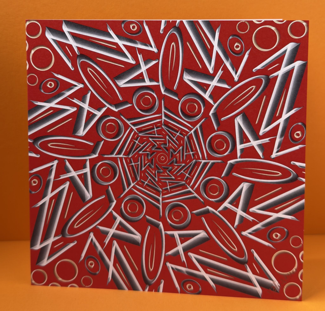 cosa siamo diventati 1 - karte mit einlageblatt und couvert