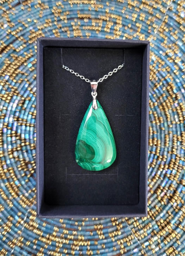 Pendentif Malachite 