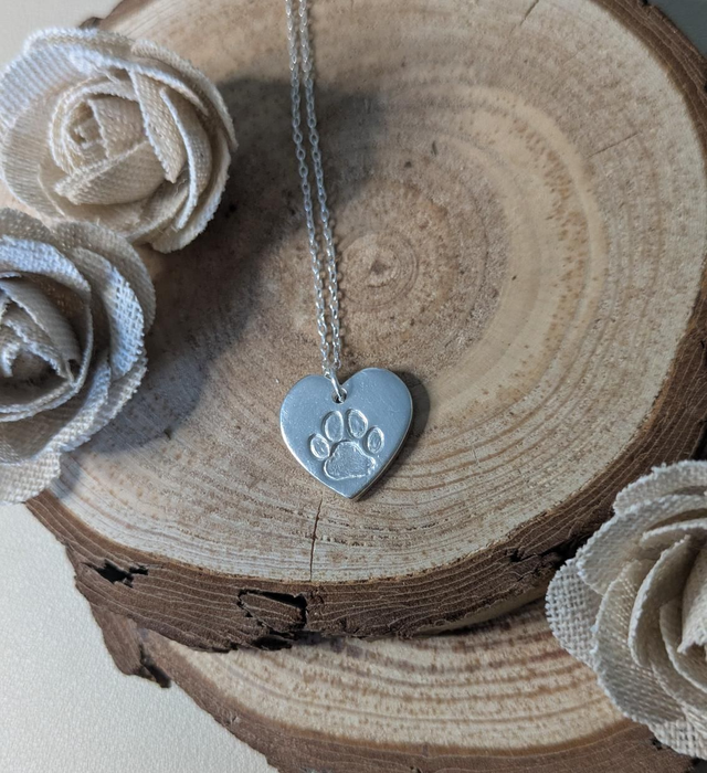 Paw print on my heart 