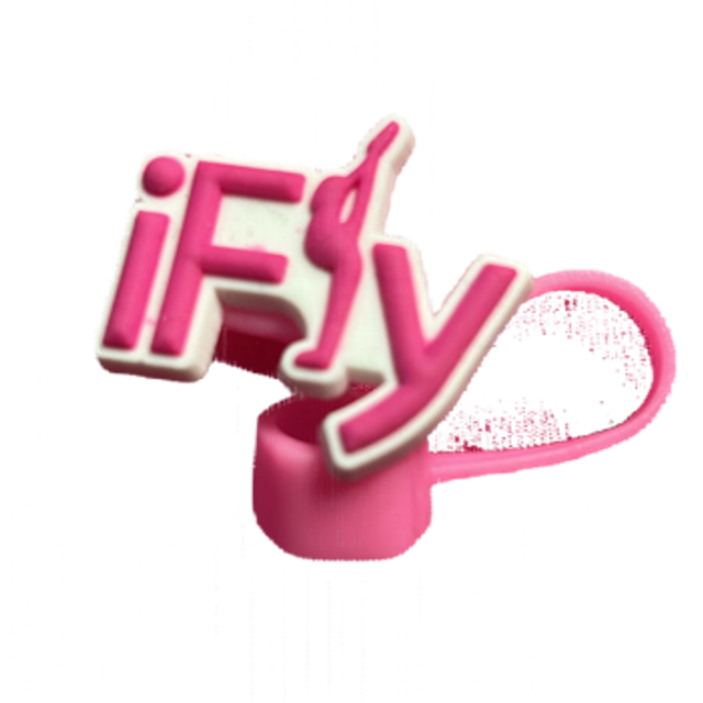 Straw Topper - I Fly