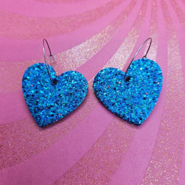 BO en cuir & paillettes "Sweetheart" 
