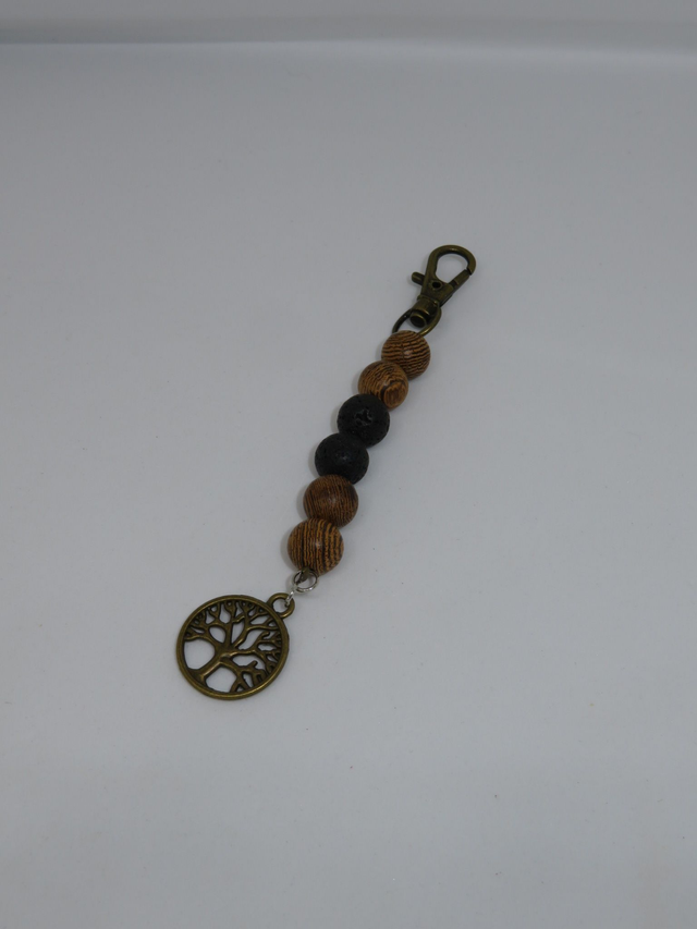 Porte clés en pierre de lave