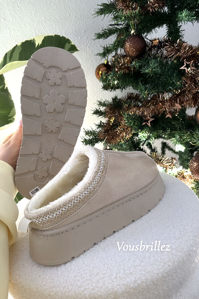 Botte fourrée d'hiver 