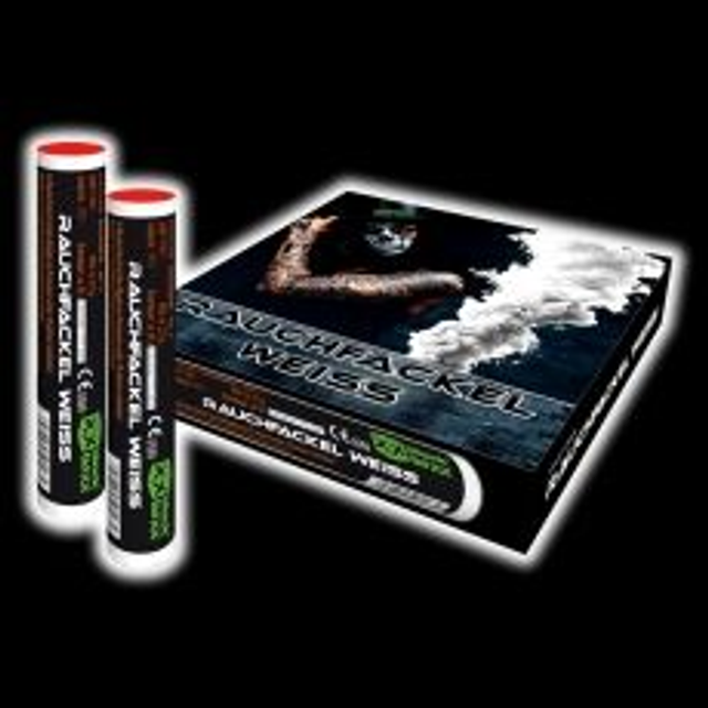 Rauchfackel Weiß, 5er Pack / KAT T1