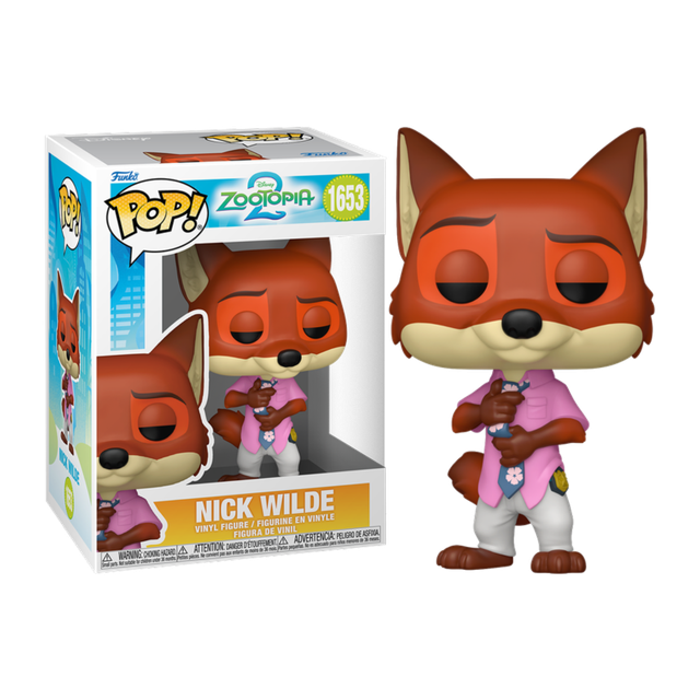 Funko Pop! Disney Zootopia 2 Vinyl Figure Nick Wilde #1653