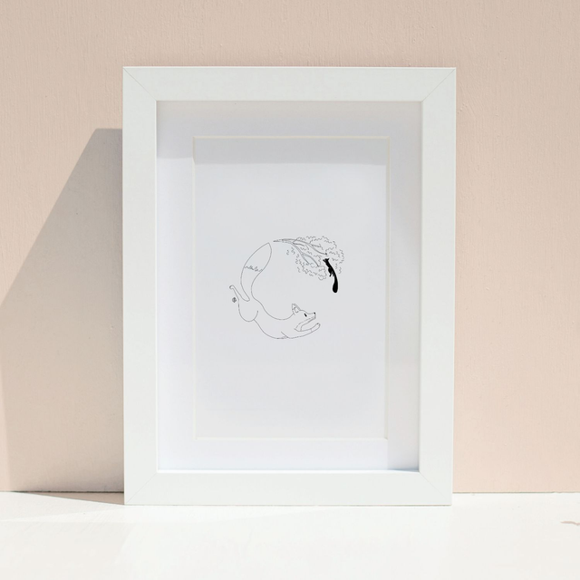 "Esquiver" Carte postale - 2023