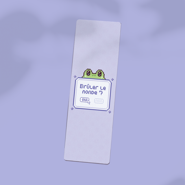 🆕 Marque-pages BRÛLER LE MONDE