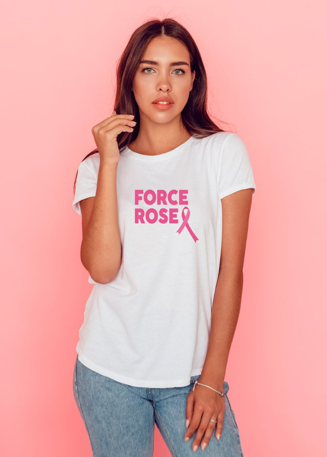 T-Shirt Filgood Octobre Rose Force rose