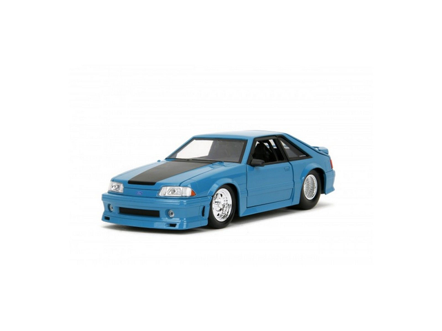 FORD MUSTANG GT LIGHT BLUE FF 1989 Jada 34922 1/24