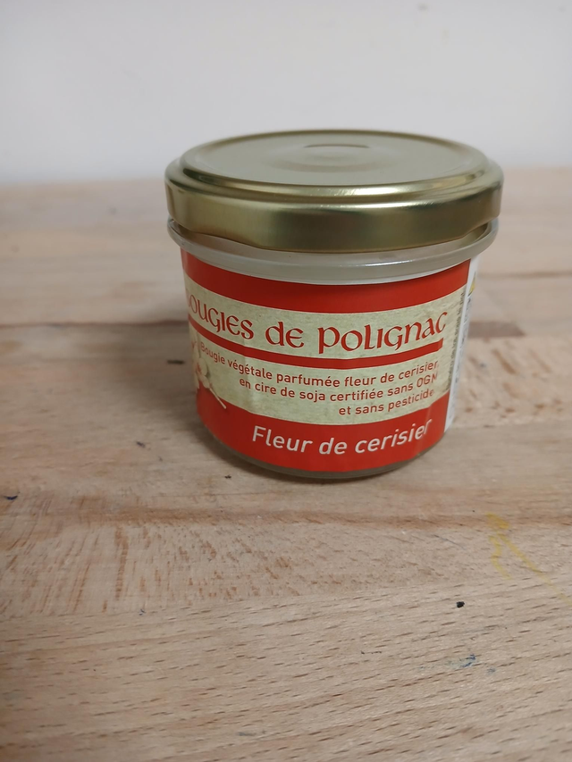 Bougie cire de soja fleur de cerisier