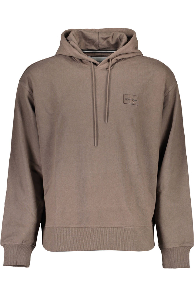 2364CALVIN KLEIN FELPA SENZA ZIP UOMO MARRONE