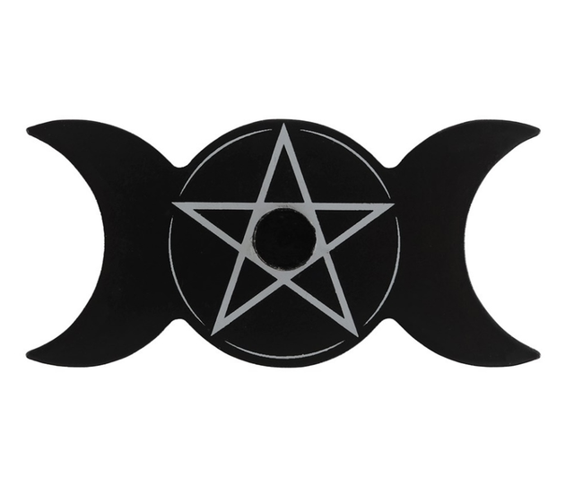 Magic Spell Candle Holder - Triple Moon