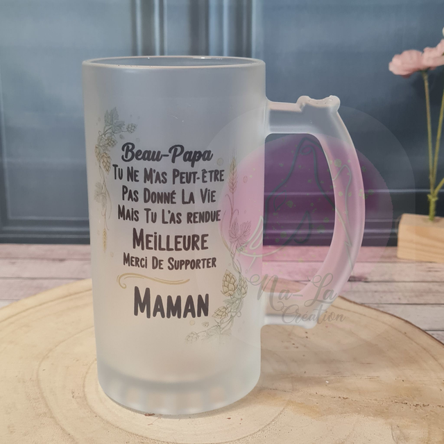 🍺 Chope de bière prête à offrir– un cadeau qui a du sens spécial papa &amp; beau papa