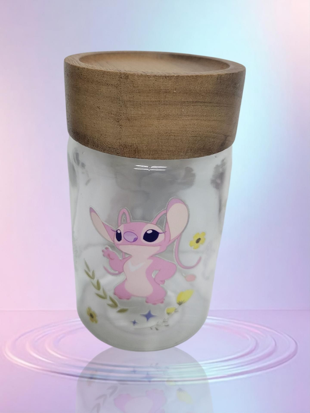 Petite bonbonnière en verre Angel