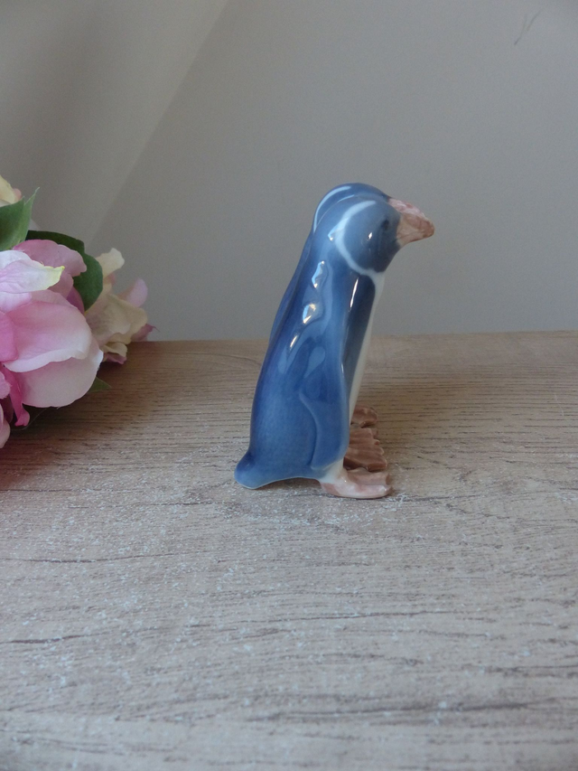 vintage Anna Trap - Figurine d’oiseau pingouin pour Royal Copenhagen Signé, cadeau couple mariage, union, fête, anniversaire de mariage