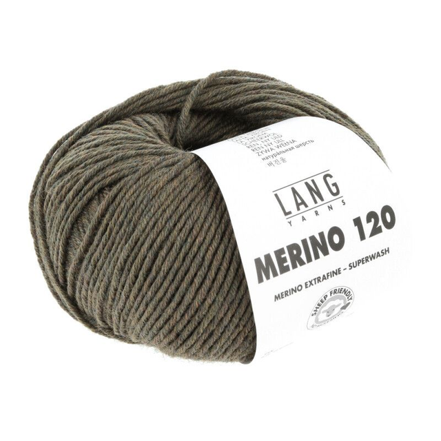 Merino 120 | 34.0598 | olive melange 