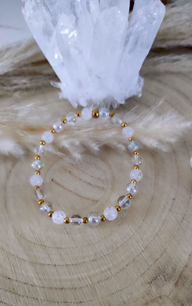 Bracelet "Nouveau départ" Cristal de roche