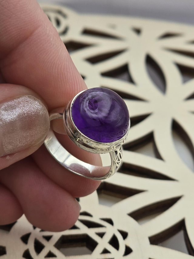 Bague Améthyste Argent 925 