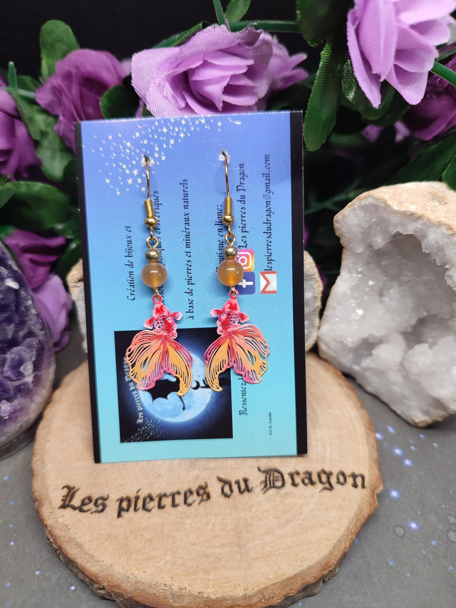 Boucles d'oreilles Coralyra