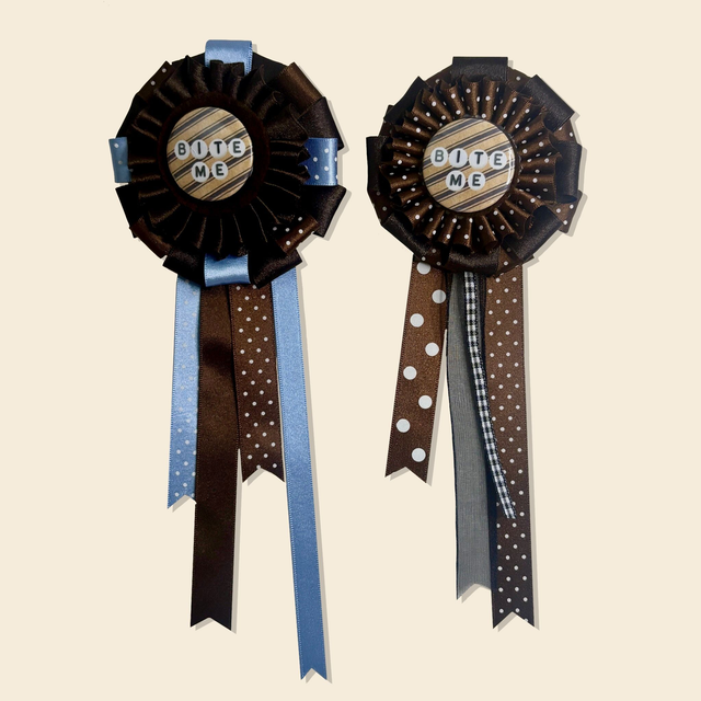 Bite Me Brown Rosette