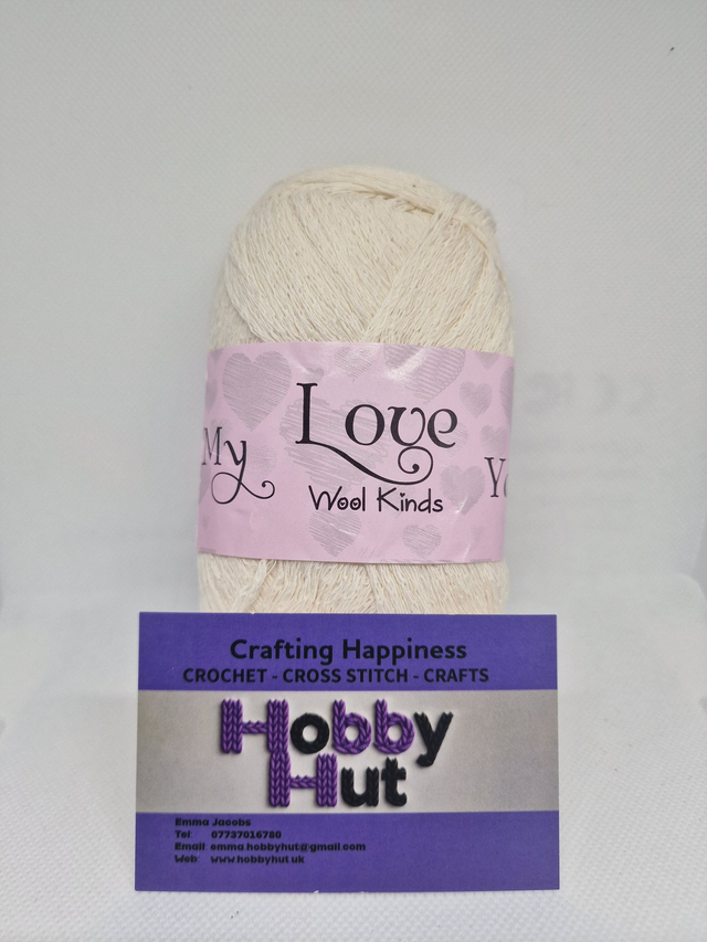 My Love Wool Kind - Cotton Lace - Cream - 100g