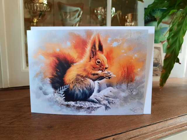 SQUIRREL Greeting Card