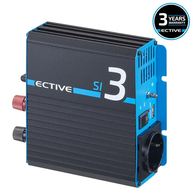 ECTIVE SI 3 300W/12V Sinus-Wechselrichter mit reiner Sinuswelle