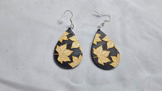 Boucles d'oreilles Feuilles d'Automne