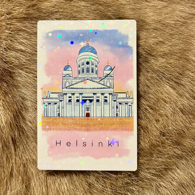 Holograafinen vinyylitarra "Helsingin Tuomiokirkko"