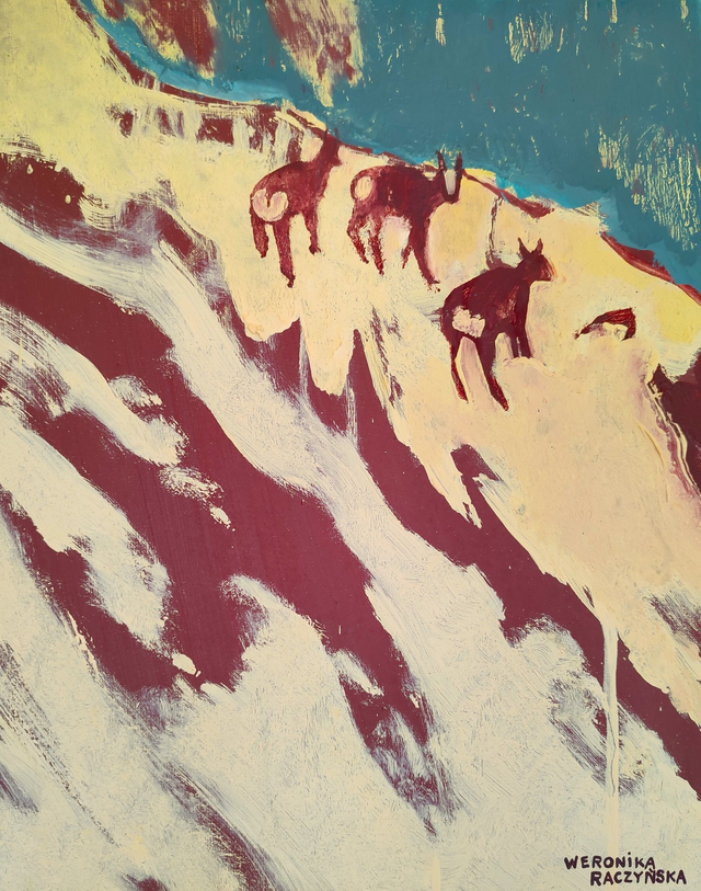 Kozice, 50x40 olej płótno