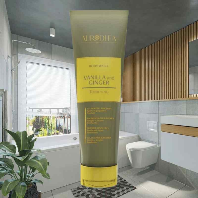 Aurodhea Vanilla &amp; Ginger Body Wash – 250ML | Tonifying, Nourishing &amp; Comfort
