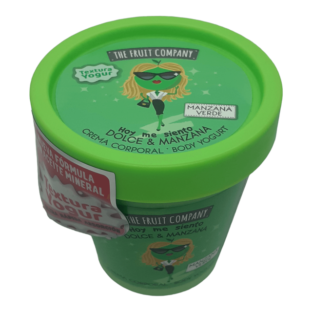 The Fruit Company - Crème corporelle texture yaourt - POMME VERTE